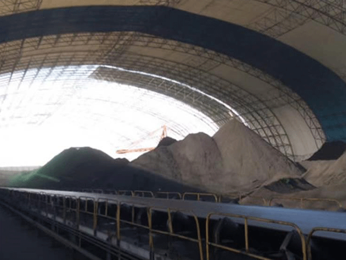 安陆煤棚料仓网架